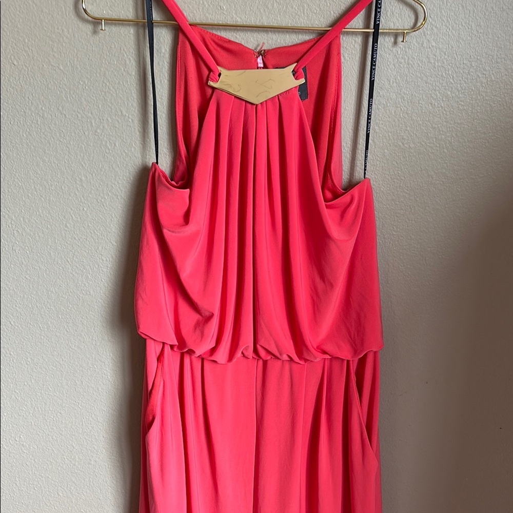Vibrant Pink Sleeveless Jumpsuit
